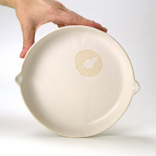 Assiette blanche matte